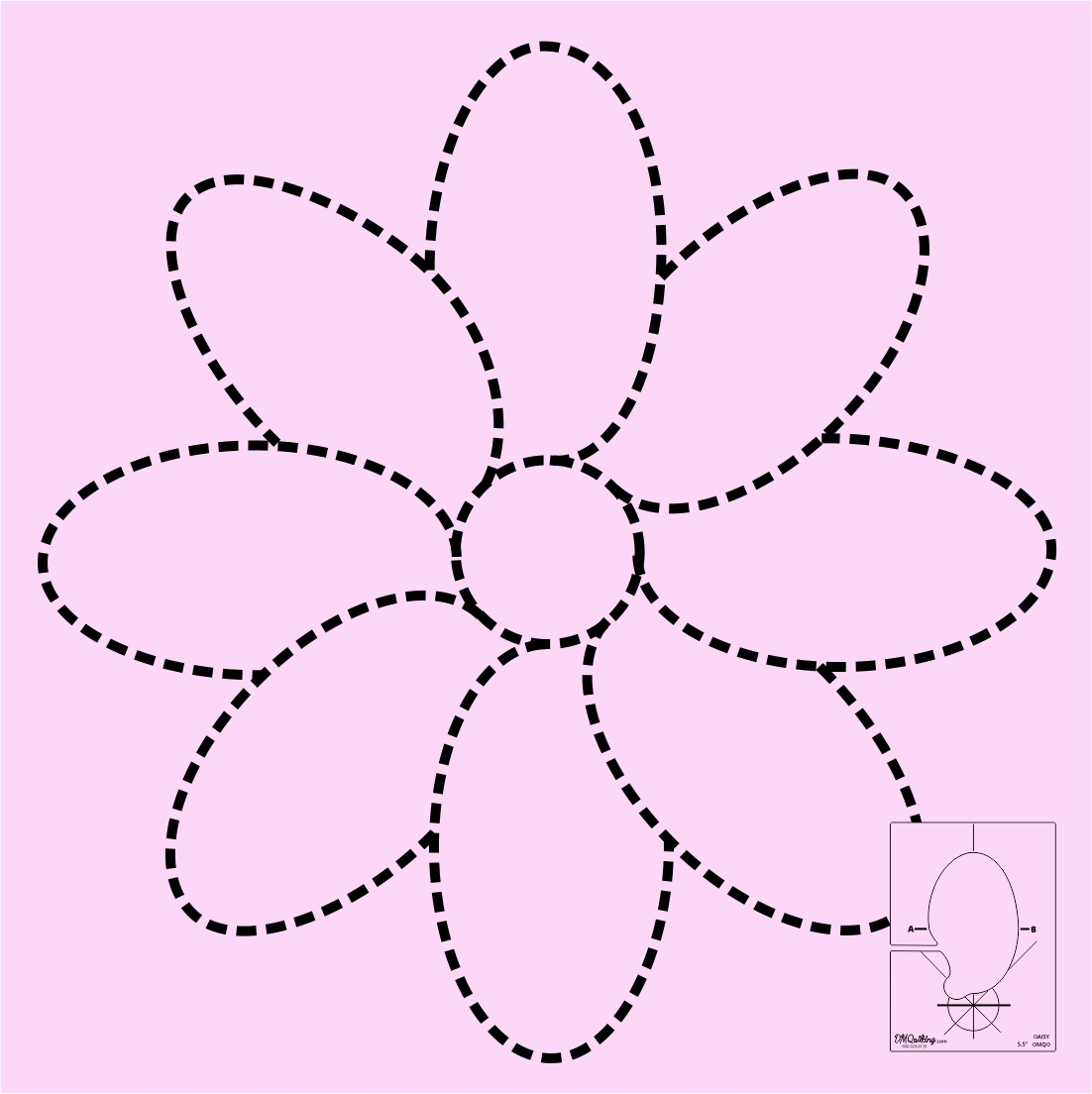 large daisy flower template