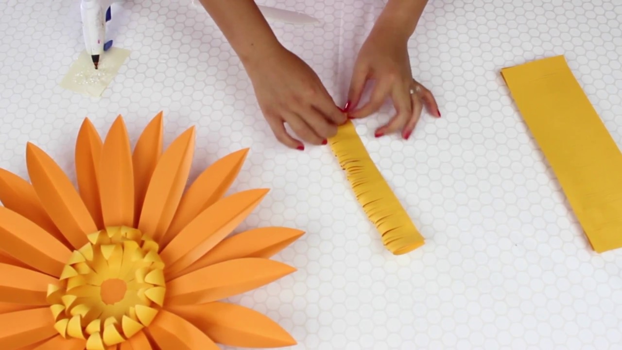 Daisy Paper Flower Template Best Flower Site