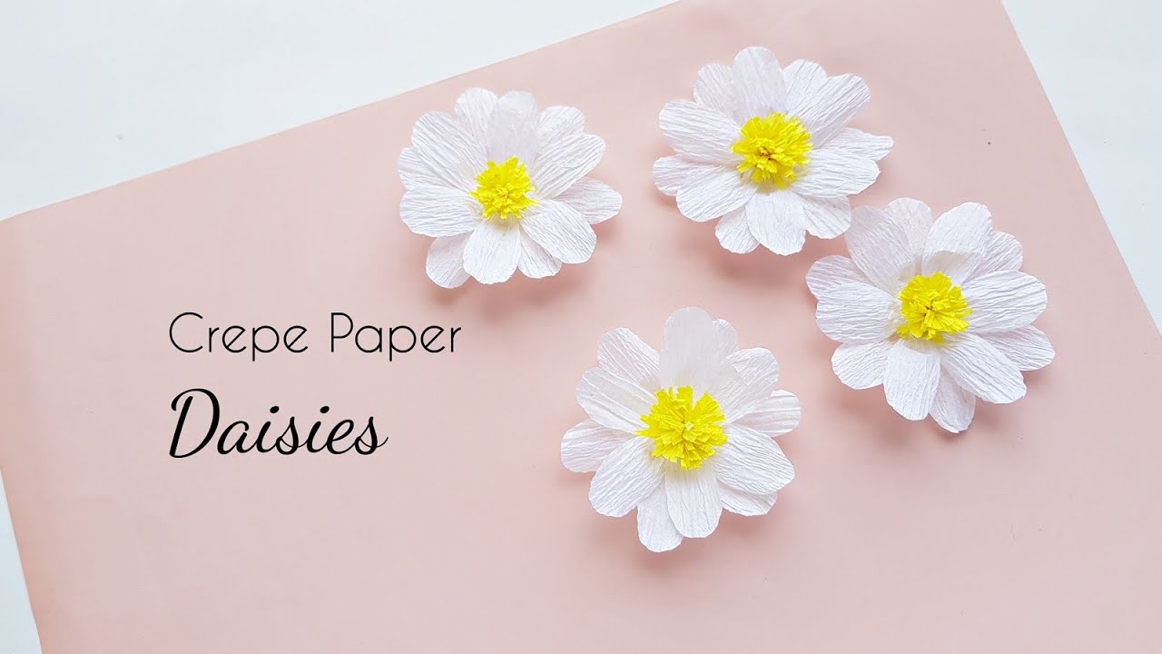 daisy paper flower template