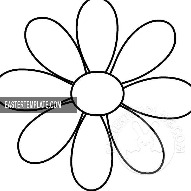 Daisy template Easter Template