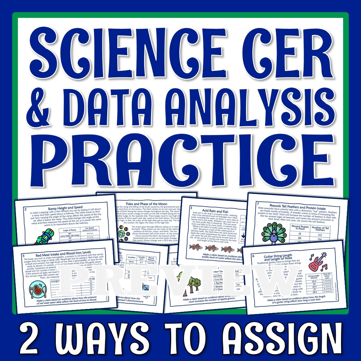 cer worksheet