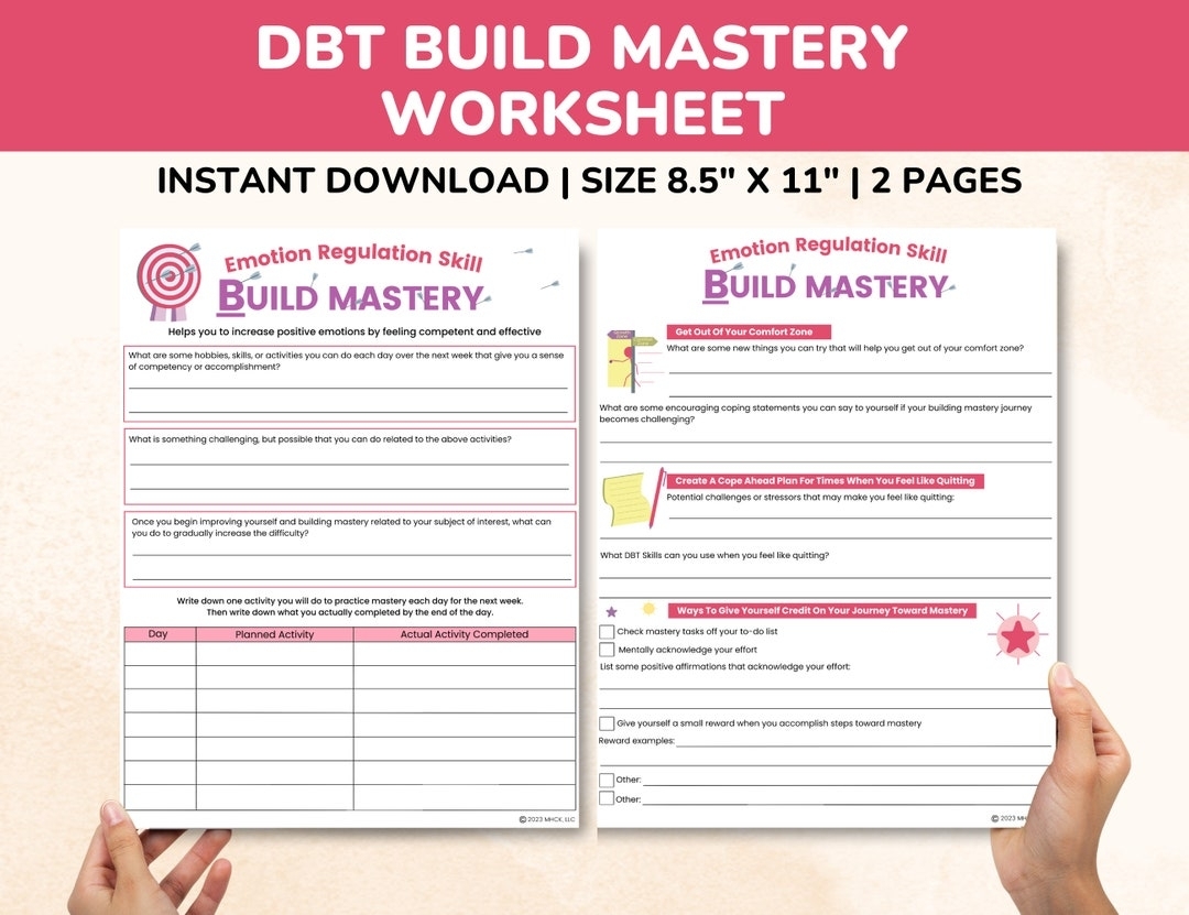 dbt emotion regulation worksheets pdf