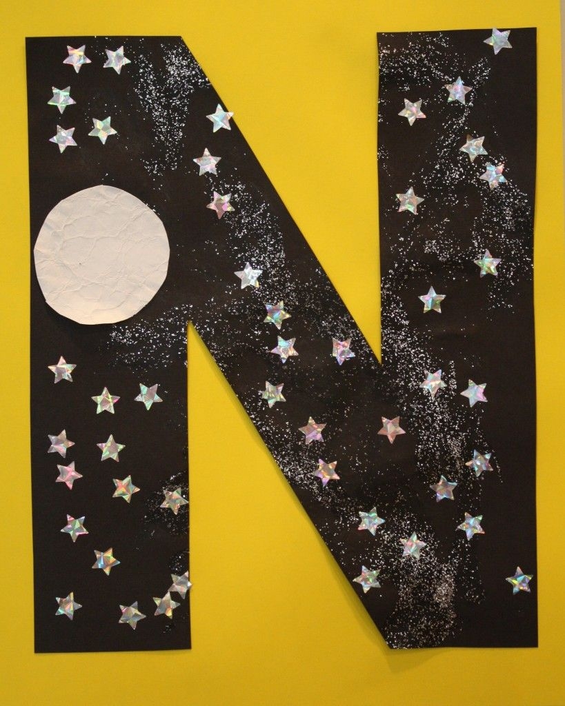 De 25 Bedste Id er Inden For Letter N Crafts P Pinterest Kreativt 
