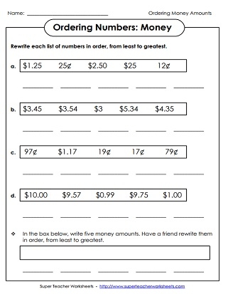4th grade decimal worksheets