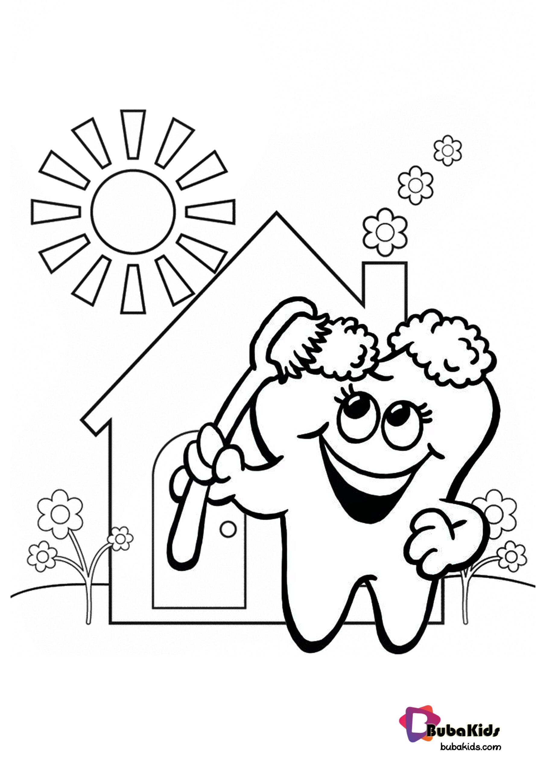 Dental Health Month Coloring Pages Coloring Pages