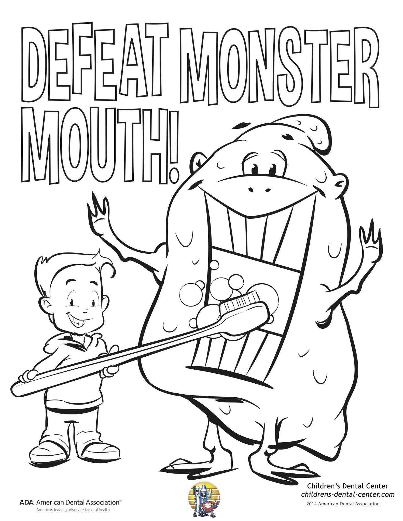 Dental Health Month Coloring Pages Coloring Pages