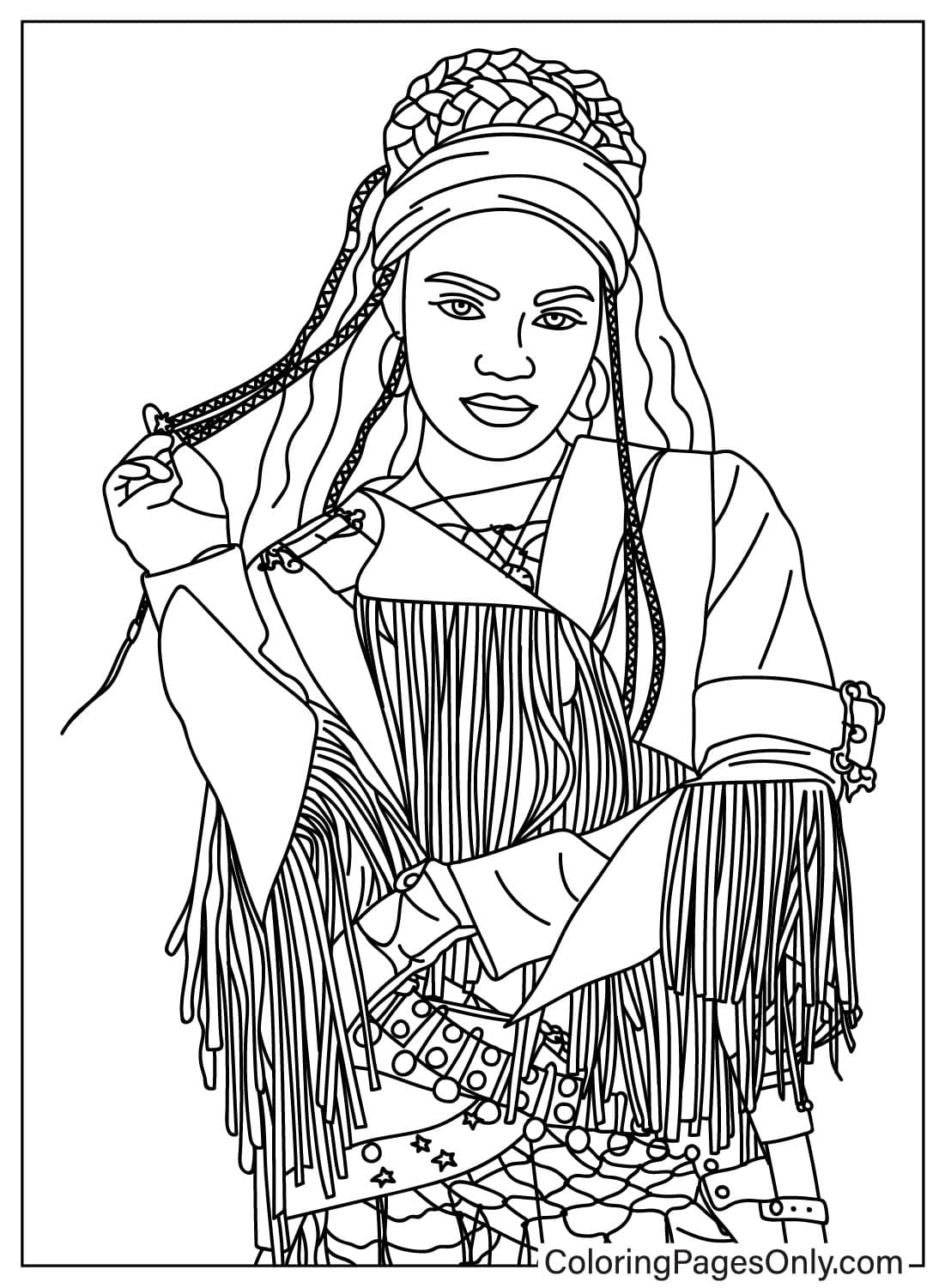 Descendants 4 Coloring Pages