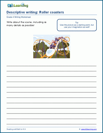 Descriptive Writing Worksheet PDF Worksheets Library
