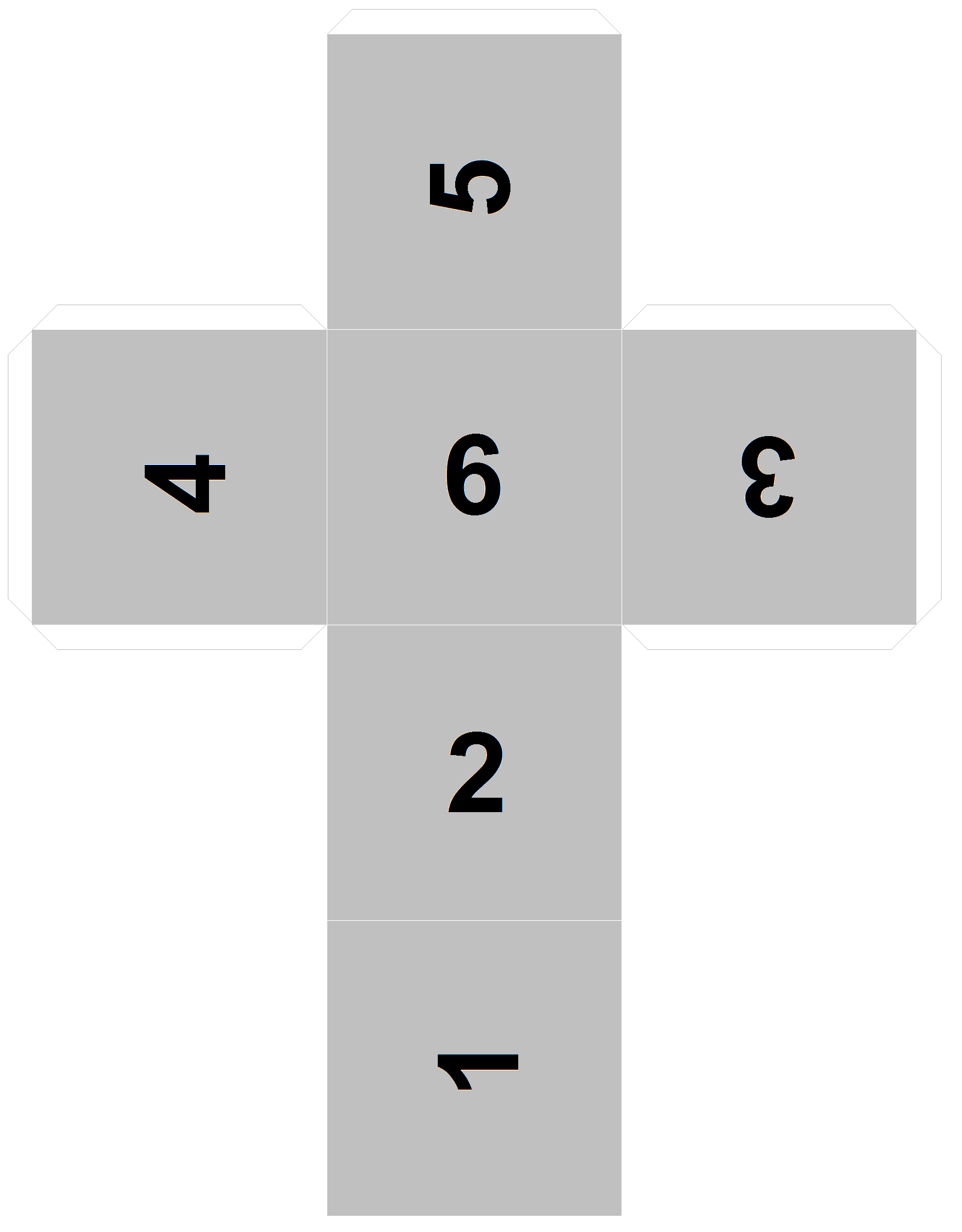 foldable dice to make