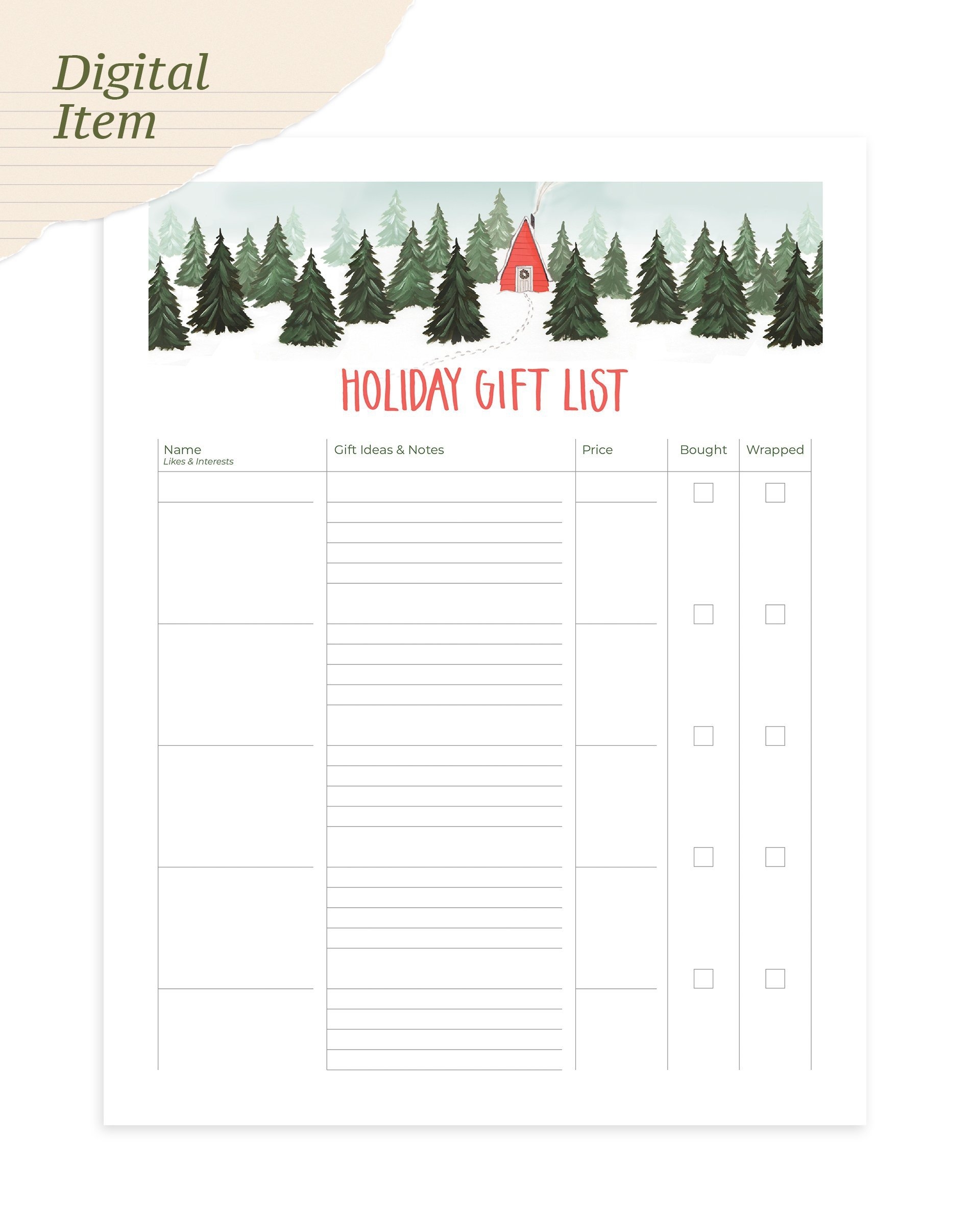 free printable holiday pictures to color