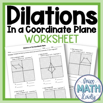 Dilation Worksheet TPT Worksheets Library