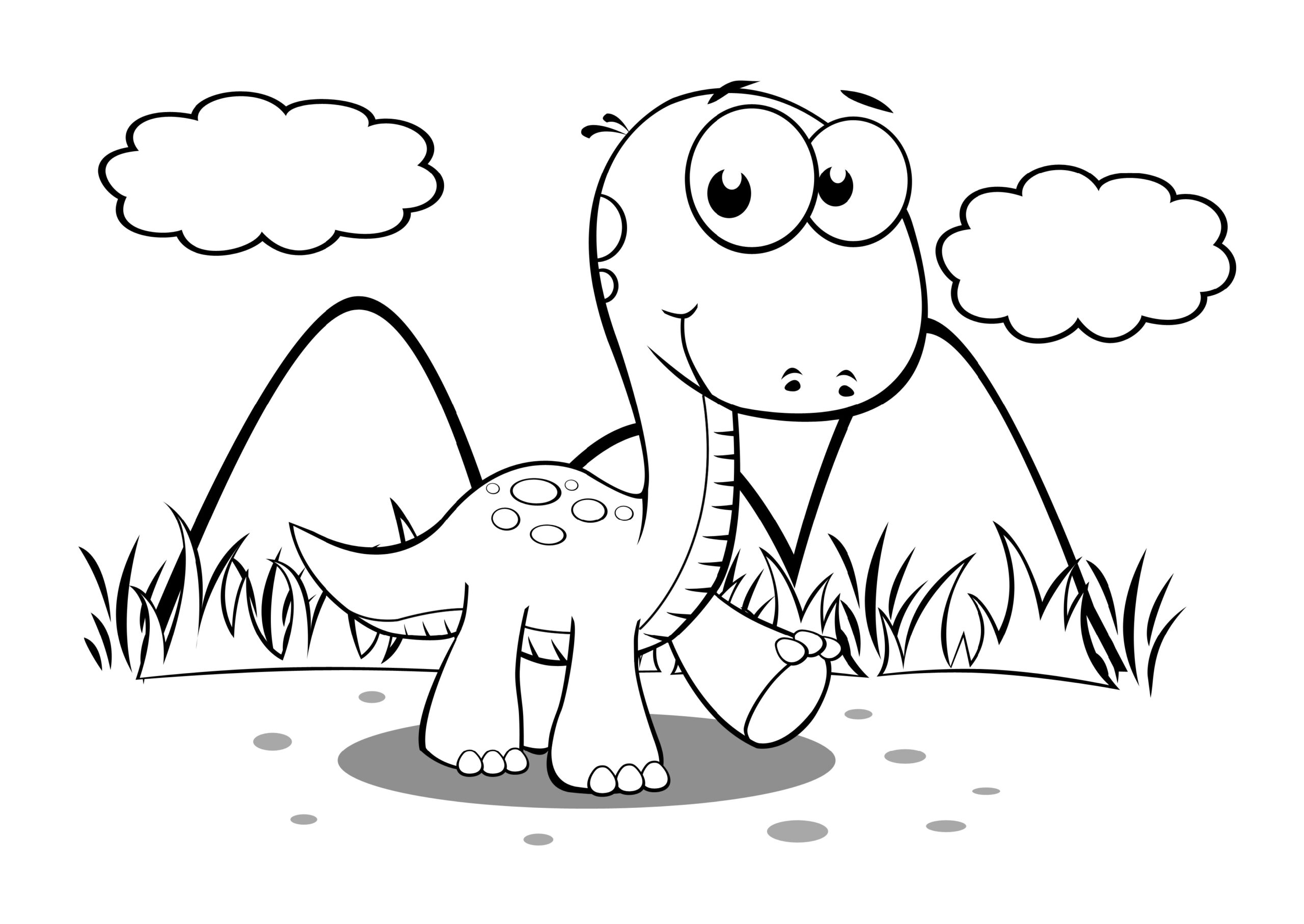 Dino Coloring Page Maqfarm