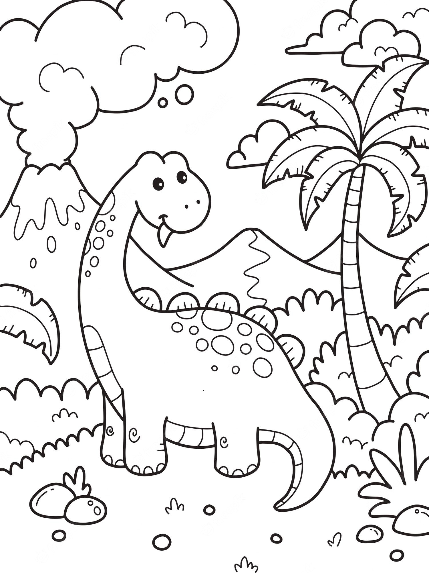 Dinosaur Coloring Pages For Kids
