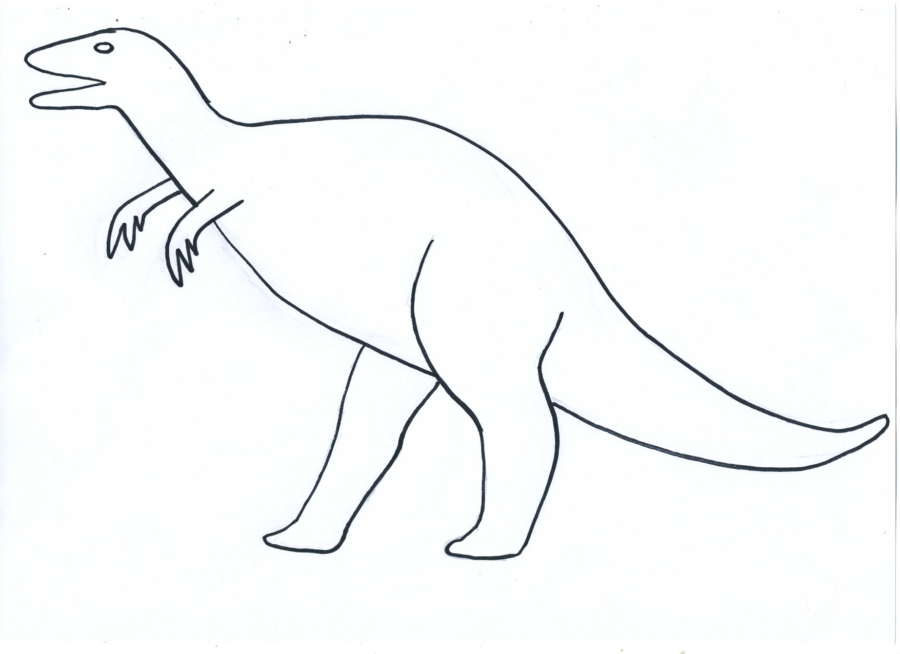 dinosaur printable template