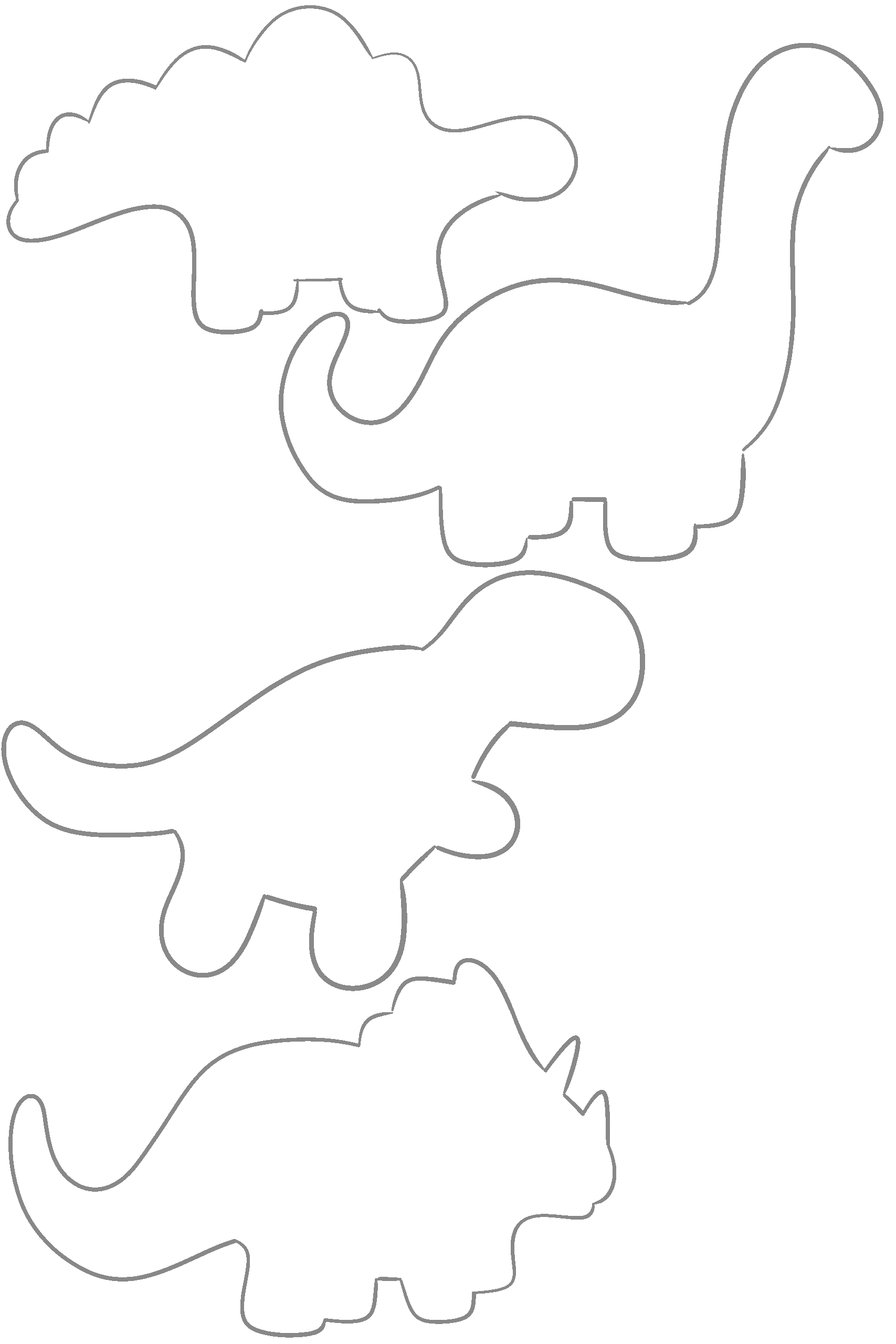 printable dinosaur template
