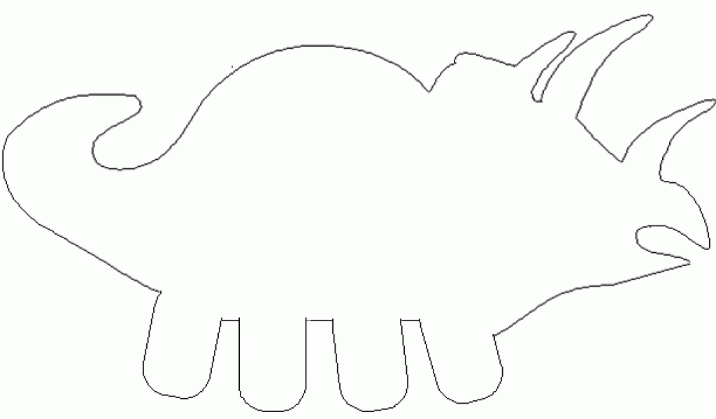 Dinosaur Template Preschool ClipArt Best