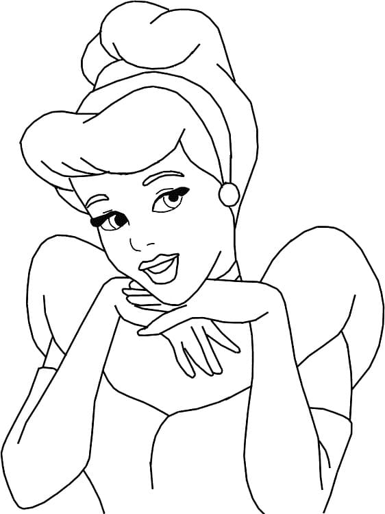 cinderella free printable coloring pages