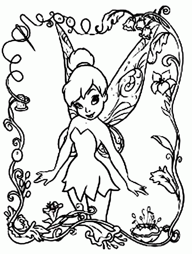 Disney Fairies Coloring Pages Coloring Home