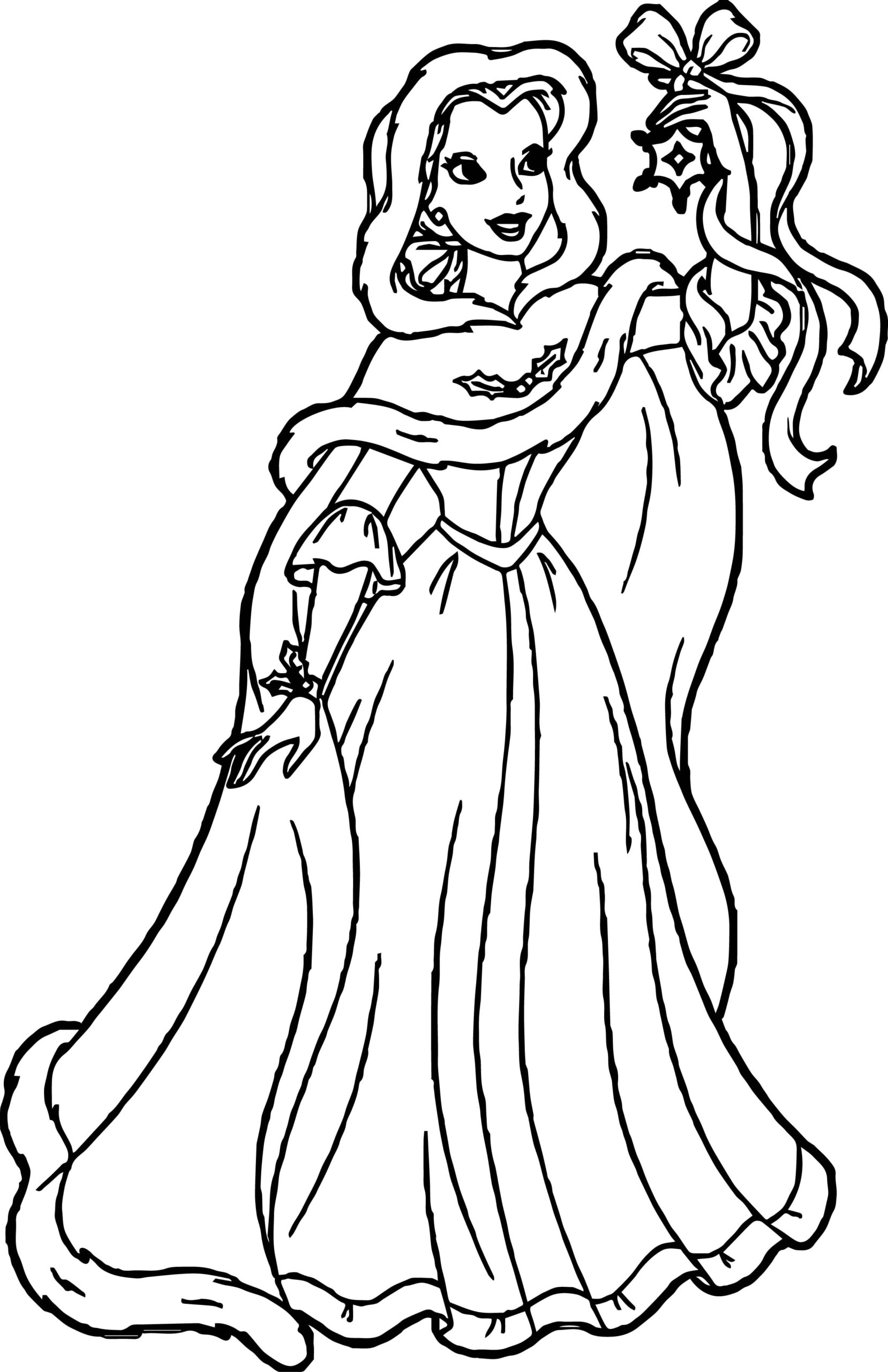 Disney Princess Belle Coloring Pages