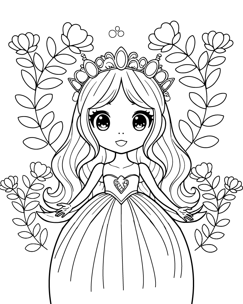 Disney Princess Coloring Pages Print