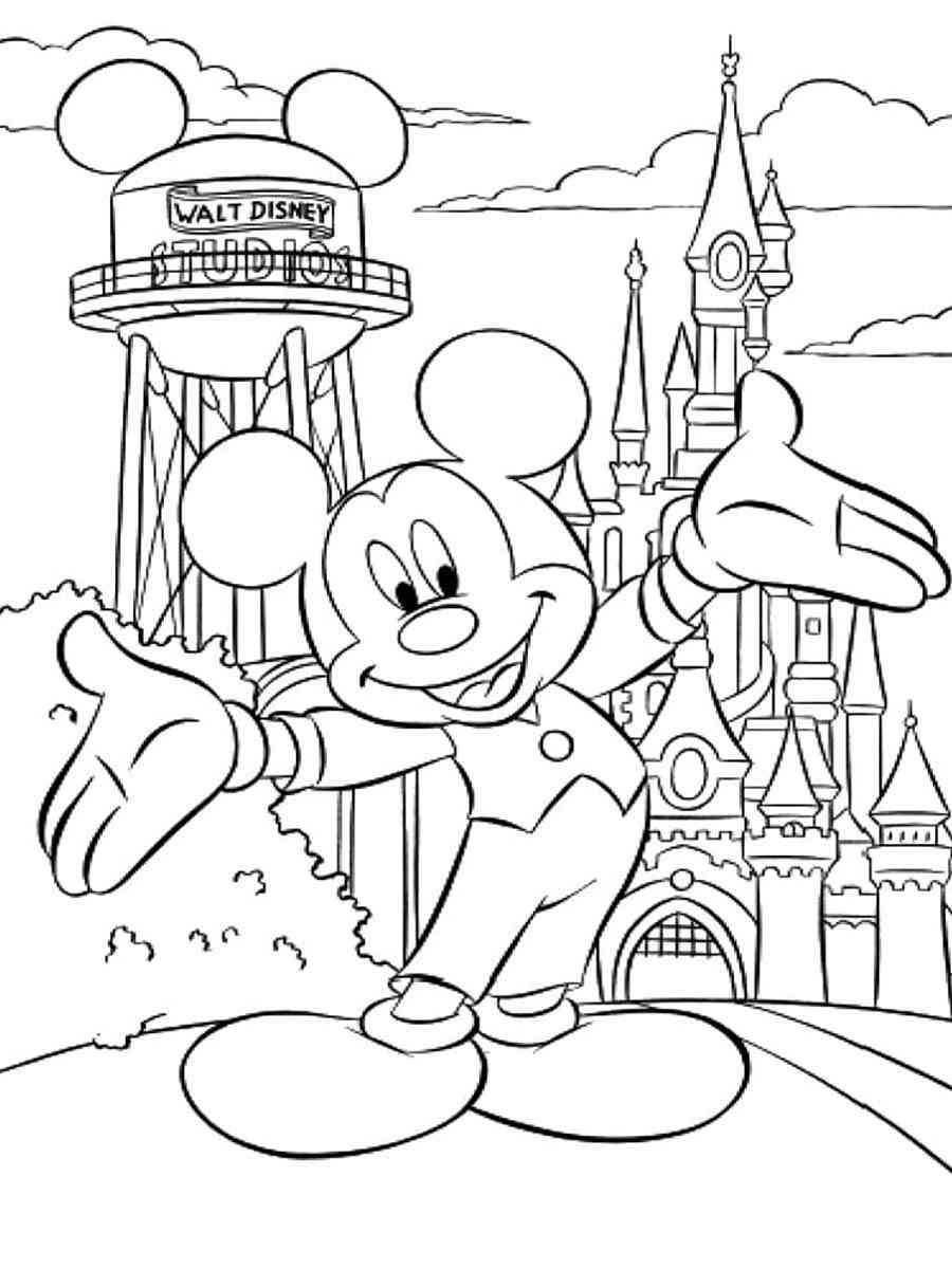Disneyland Coloring Pages