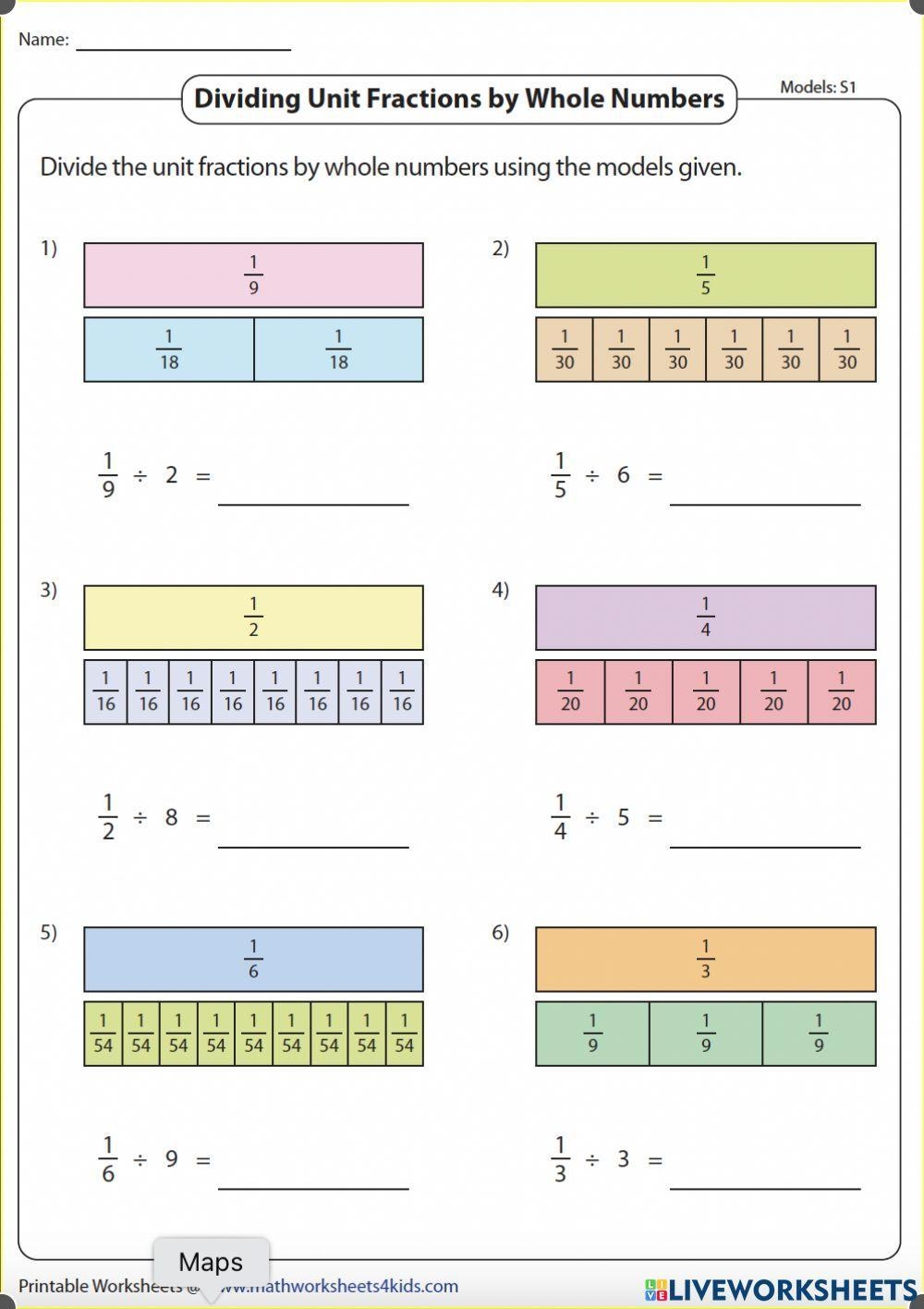 Dividing Fractions With Mixed Numbers Worksheet Worksheets Library