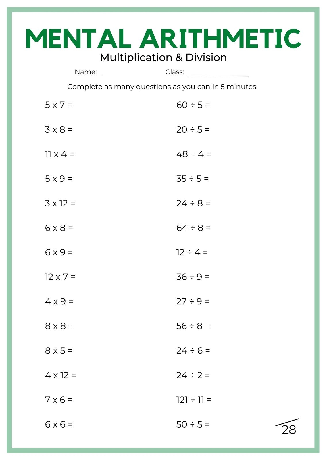 Division Worksheets Basic Worksheets Library