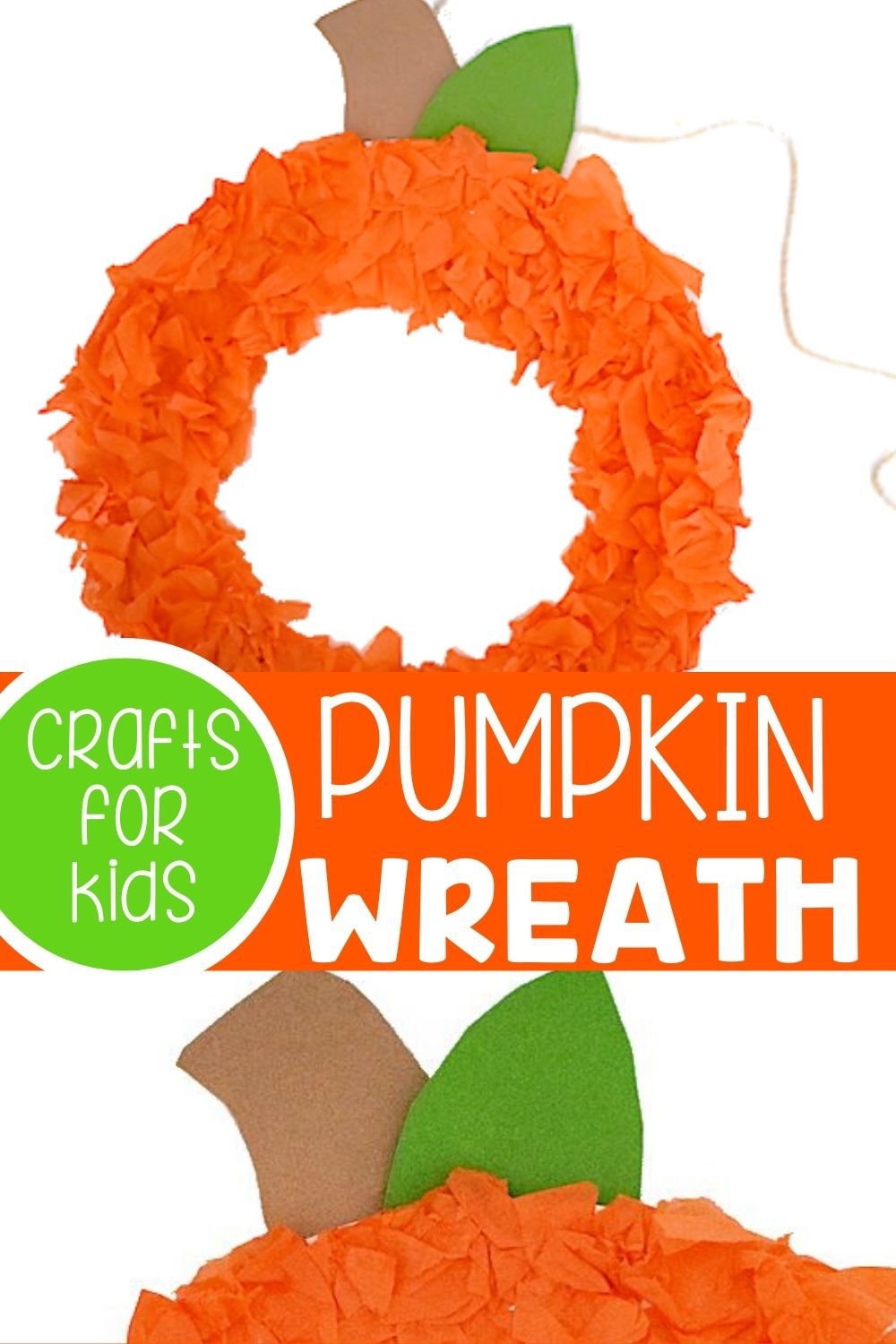DIY Fall Pumpkin Wreath Crafts For Preschoolers Life Over C 39 s