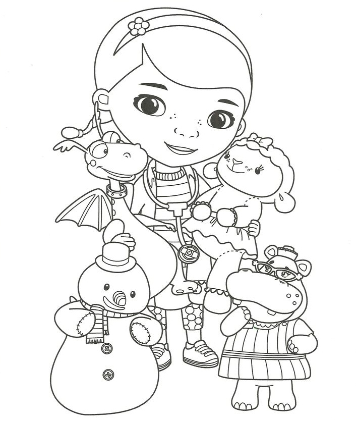 Doc McStuffins Coloring Pages Best Coloring Pages For Kids