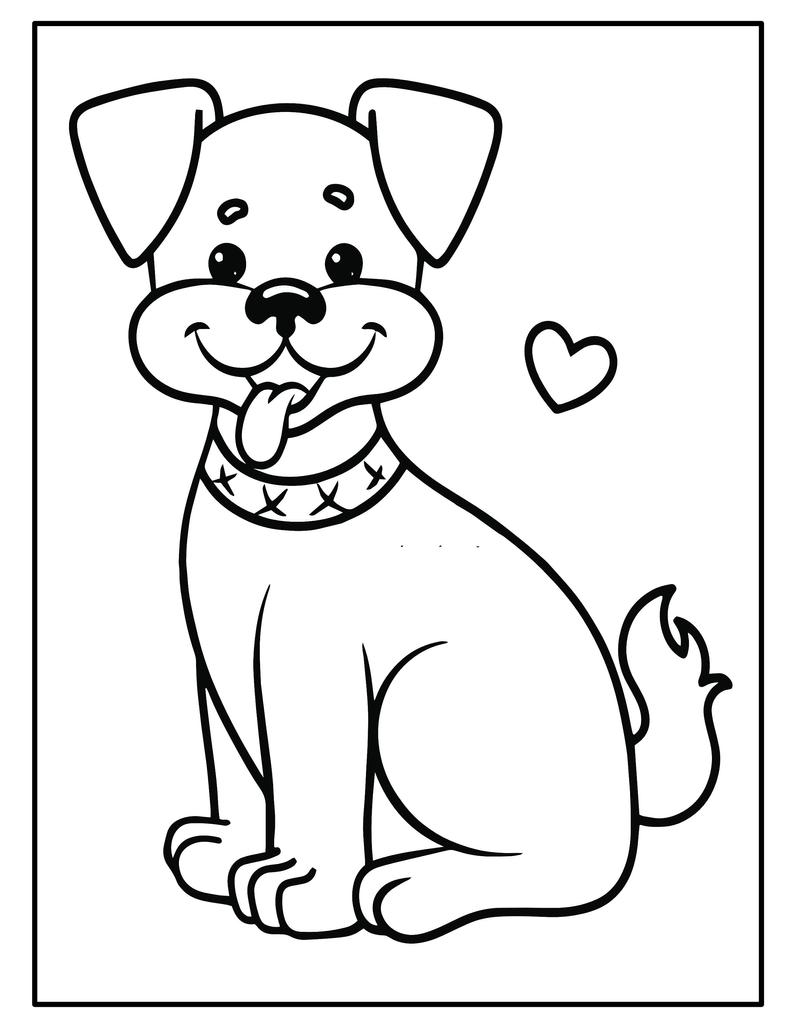 Dog Coloring Book Puppy Coloring Pages Free Kids Coloring Pages