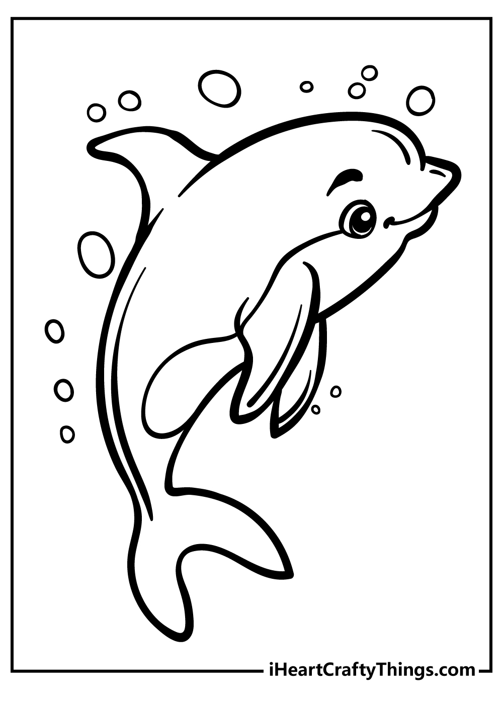 free printable dolphin pictures to color