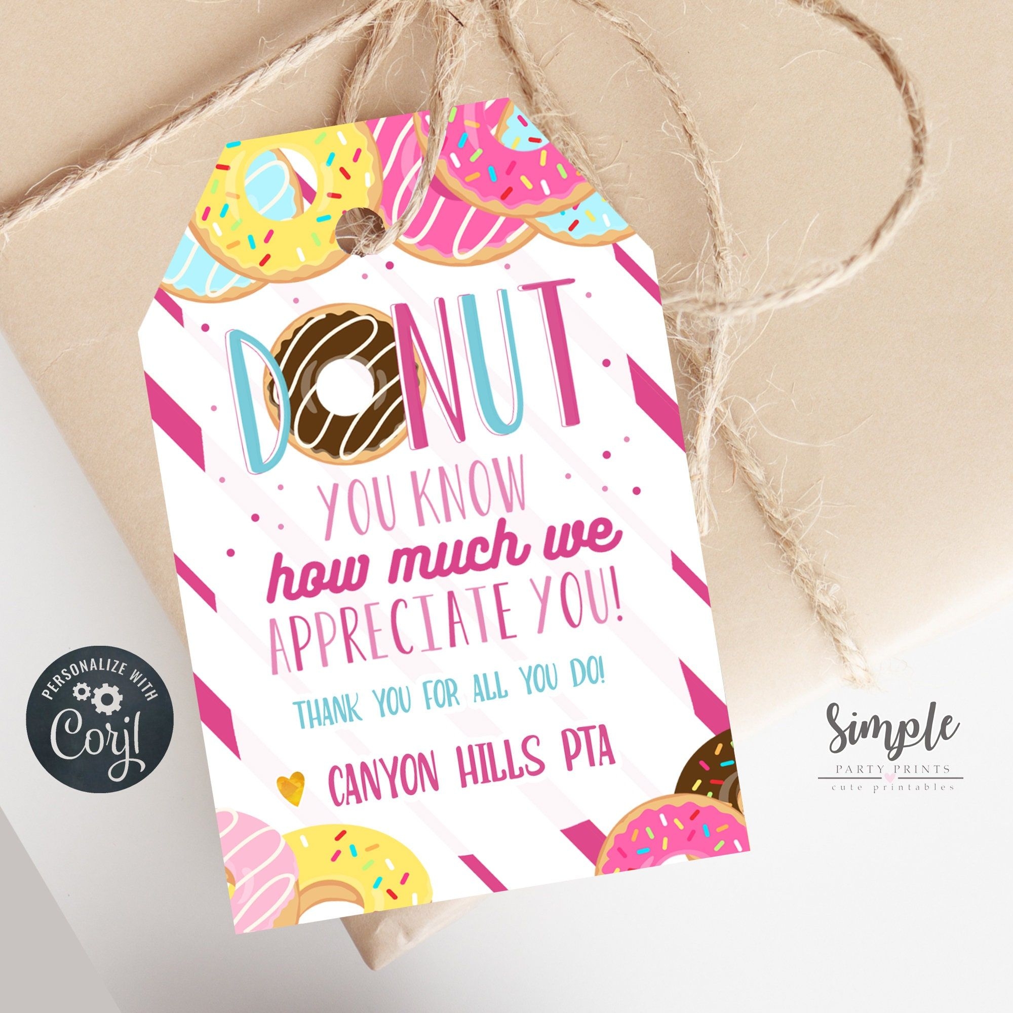 free printable donut shapes