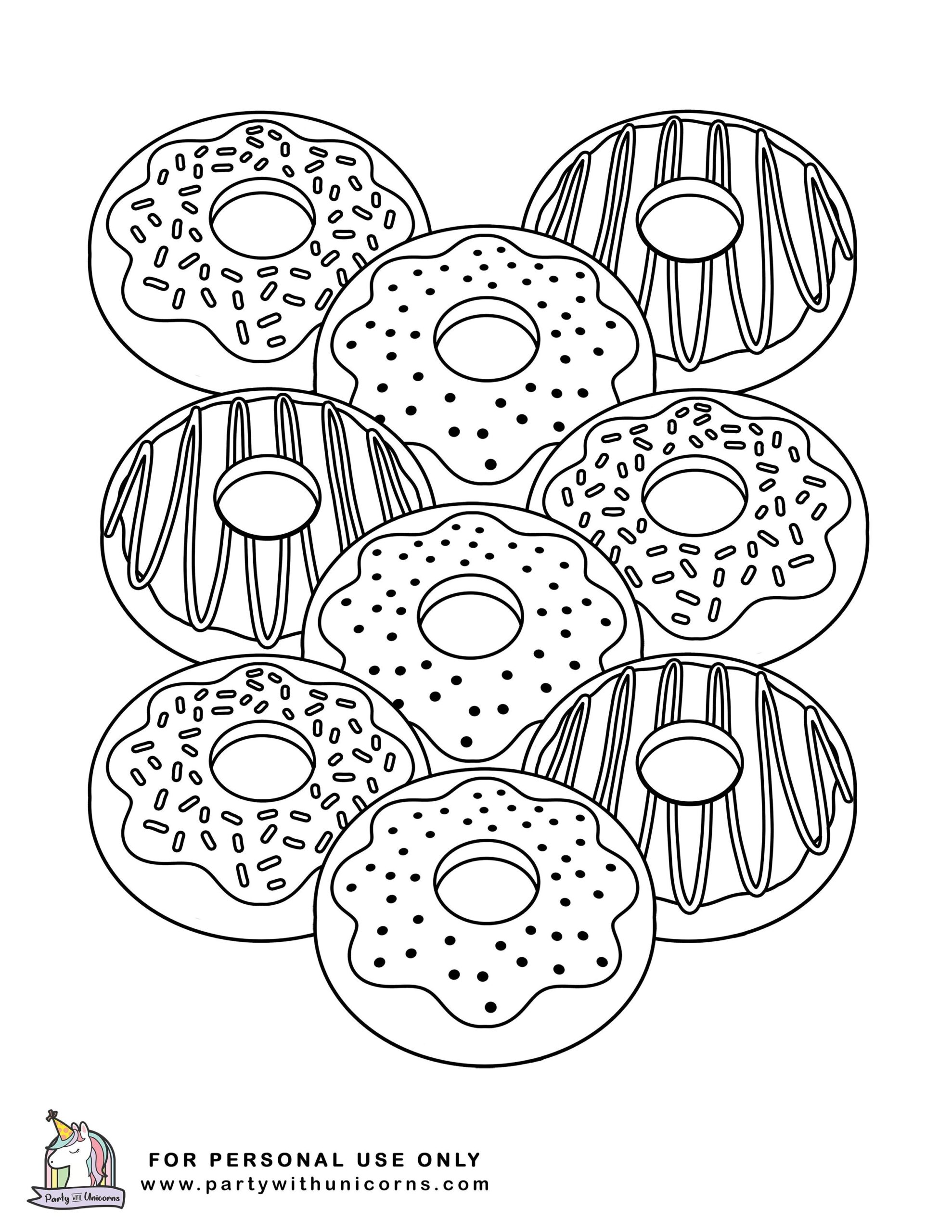 Donuts Printable Printable Sight Words List