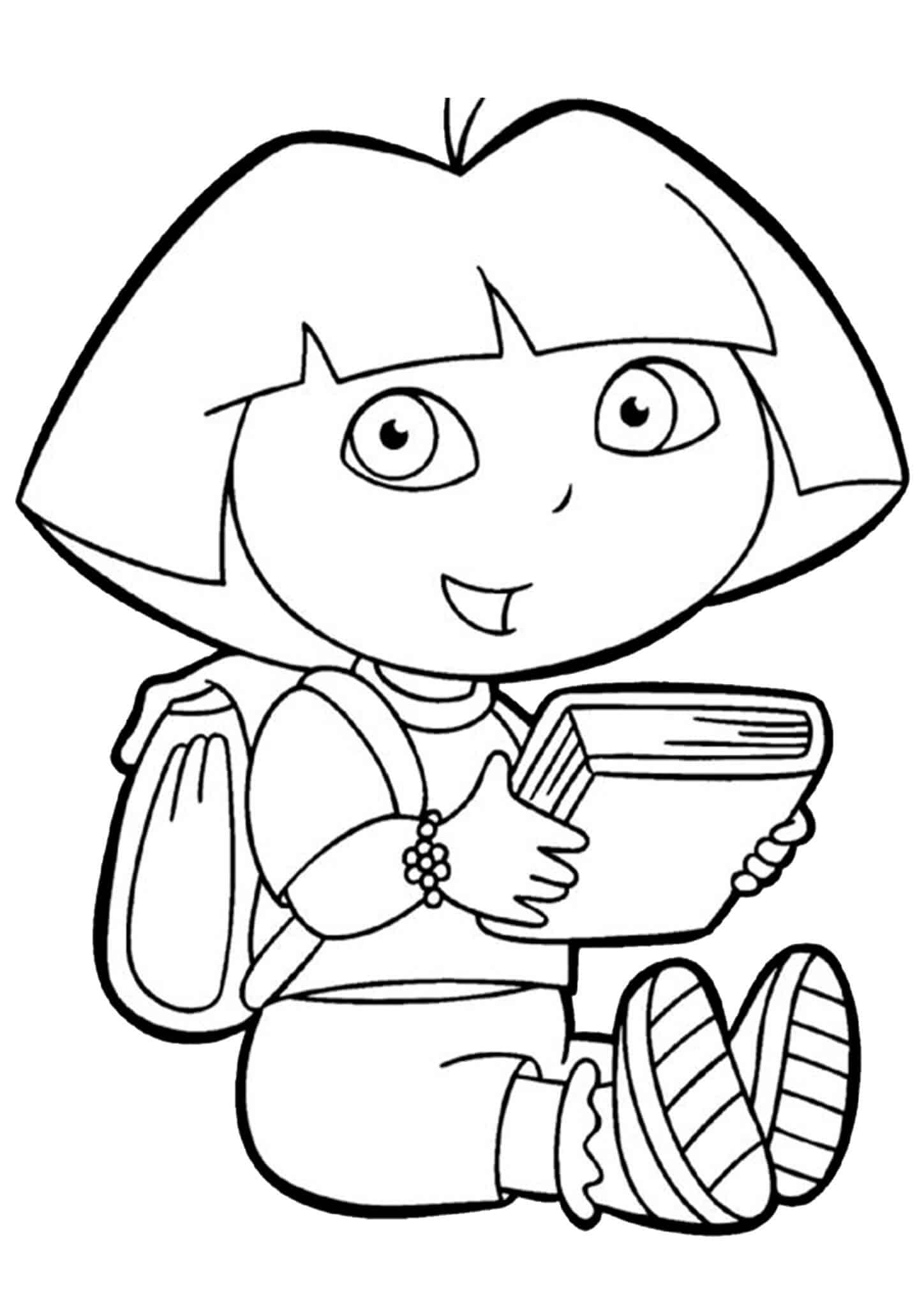 Dora Coloring Pages Free Printable Printable Word Searches The Best