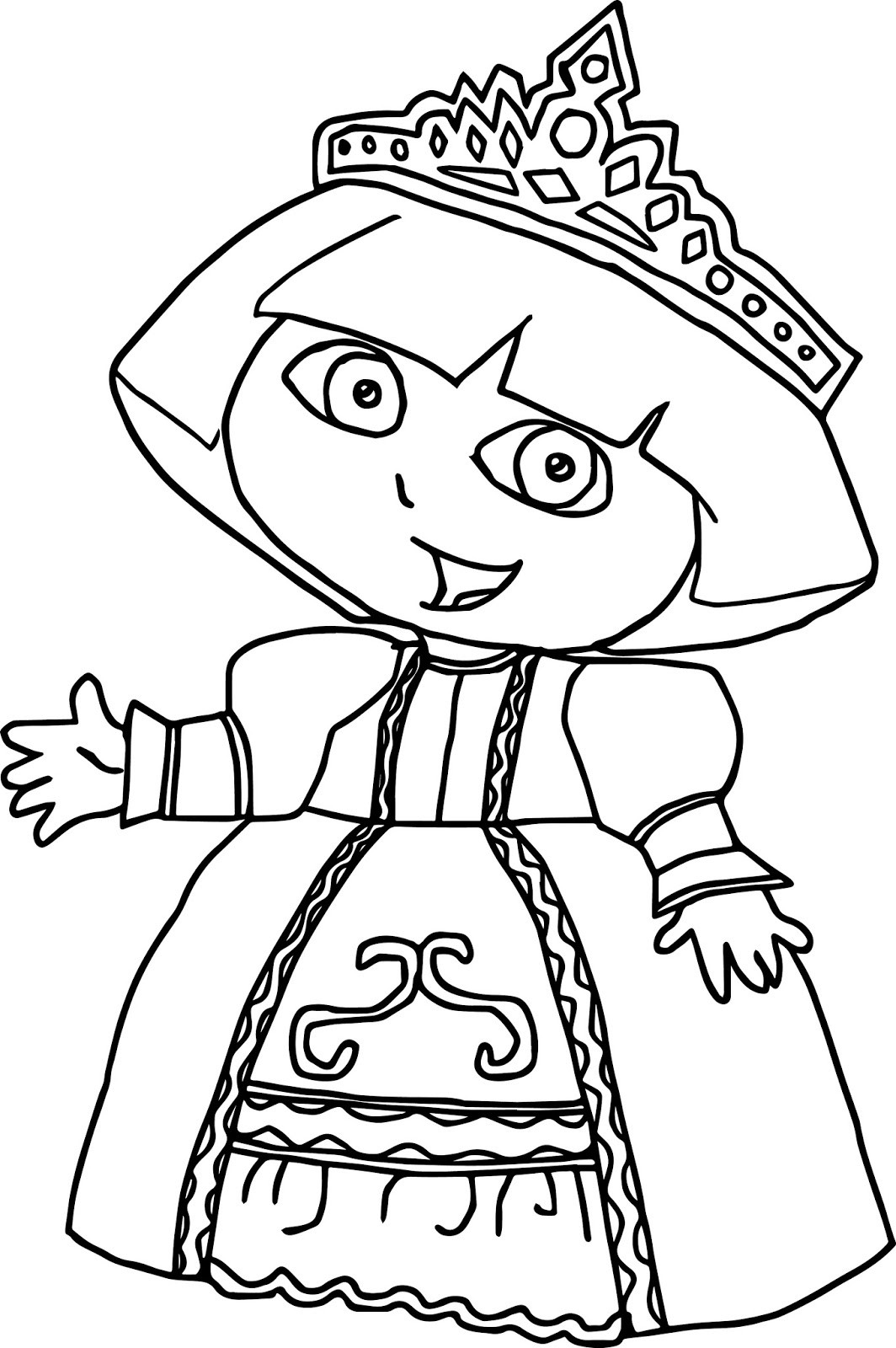 Dora Printable Coloring Pages At GetDrawings Free Download