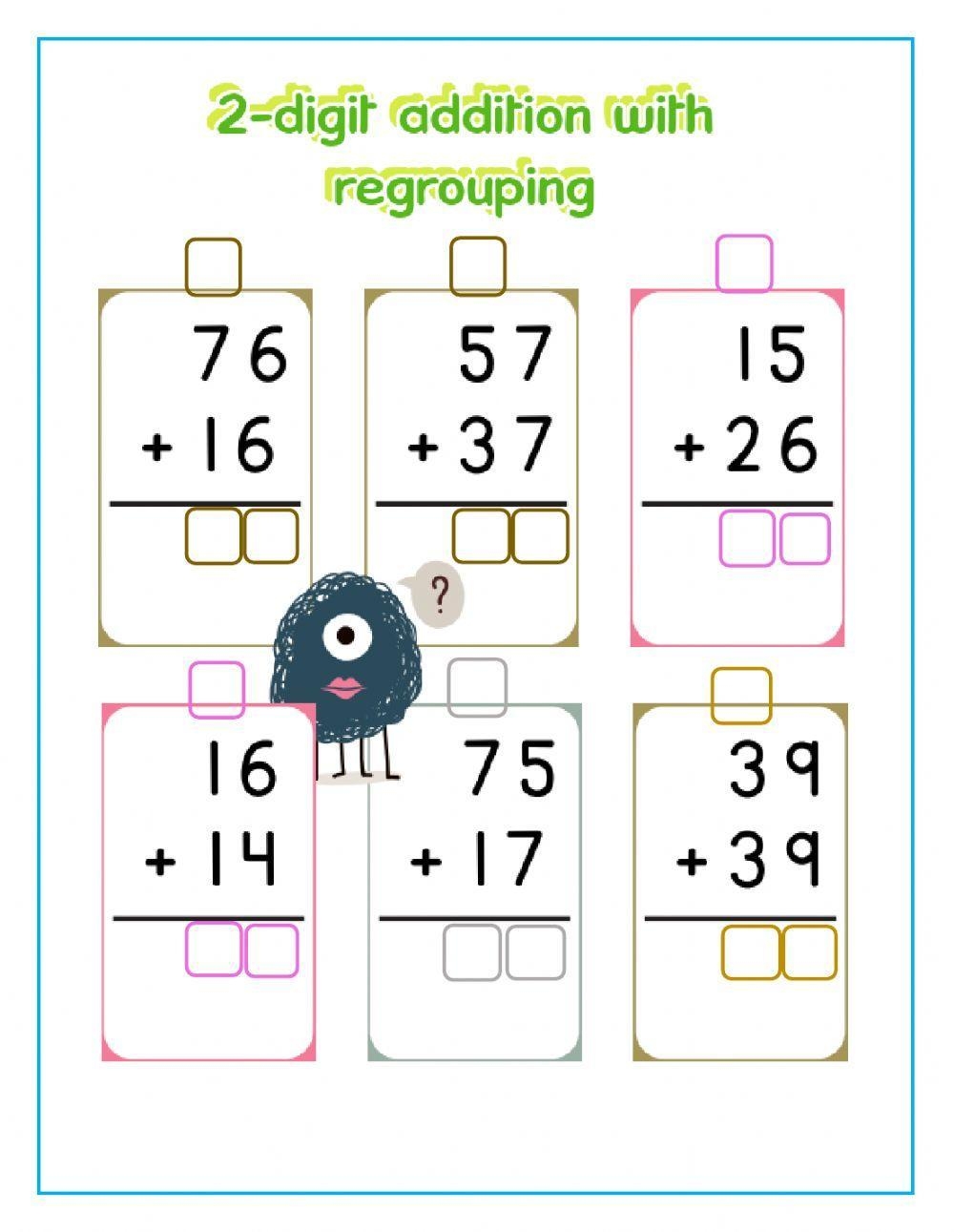 Double Digit Addition without Regrouping THE TEACHER TREASURY 