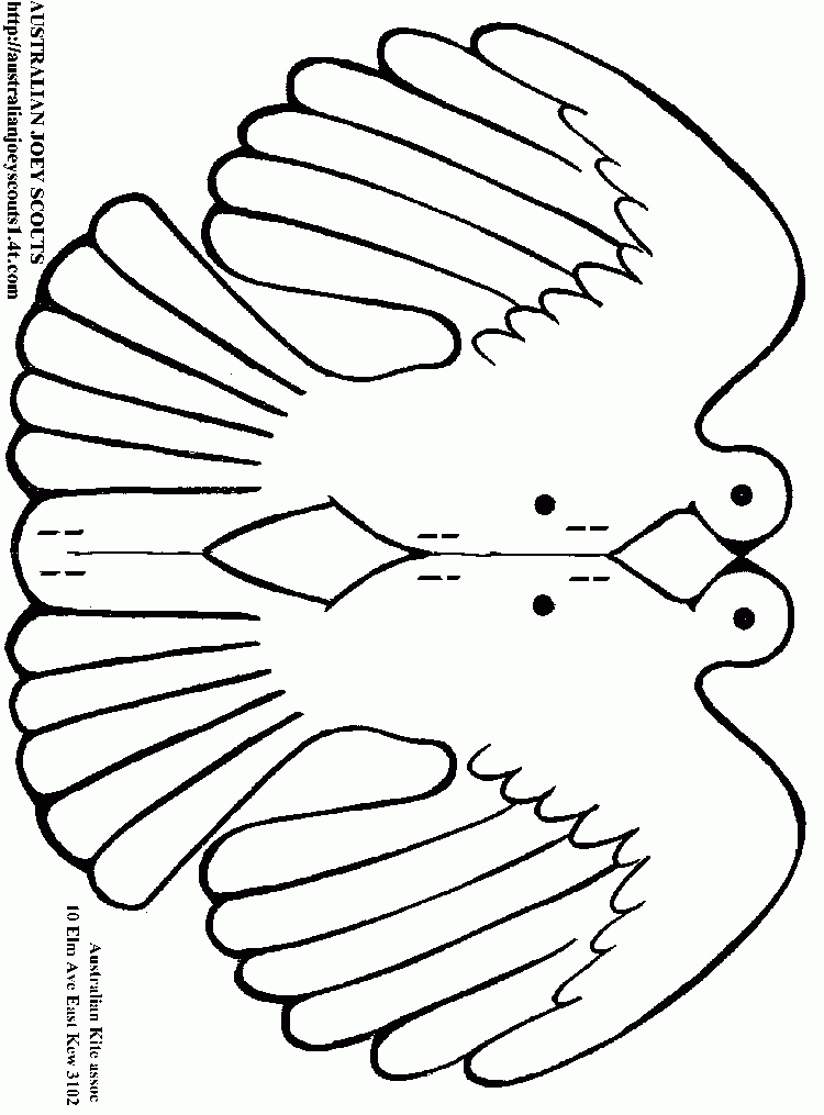Dove Craft Template