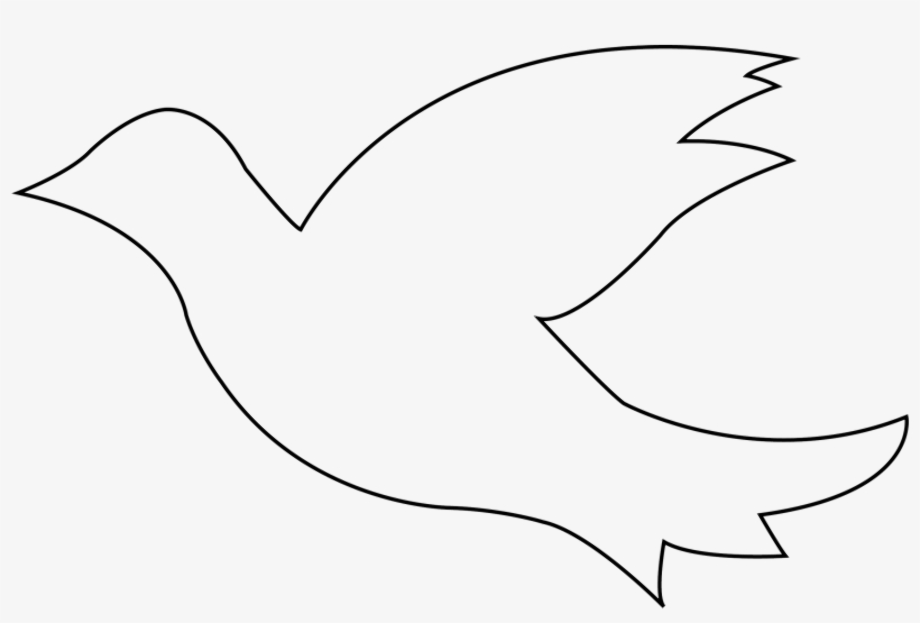 Dove Outline Printable