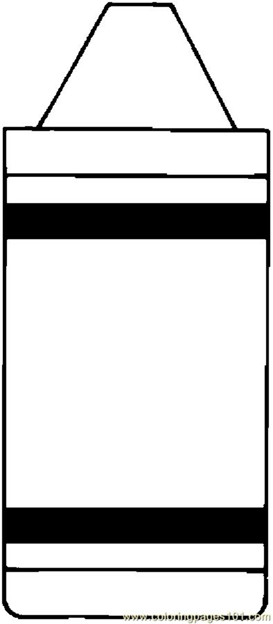 crayon stencil template
