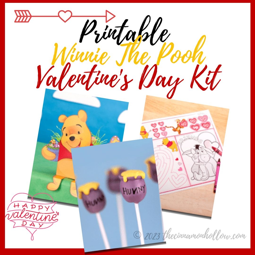 Download This Adorable Winnie The Pooh Valentine 39 s Day Kit