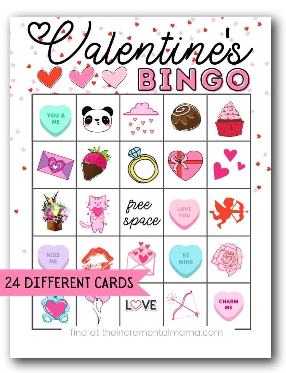 valentine day bingo cards printable free
