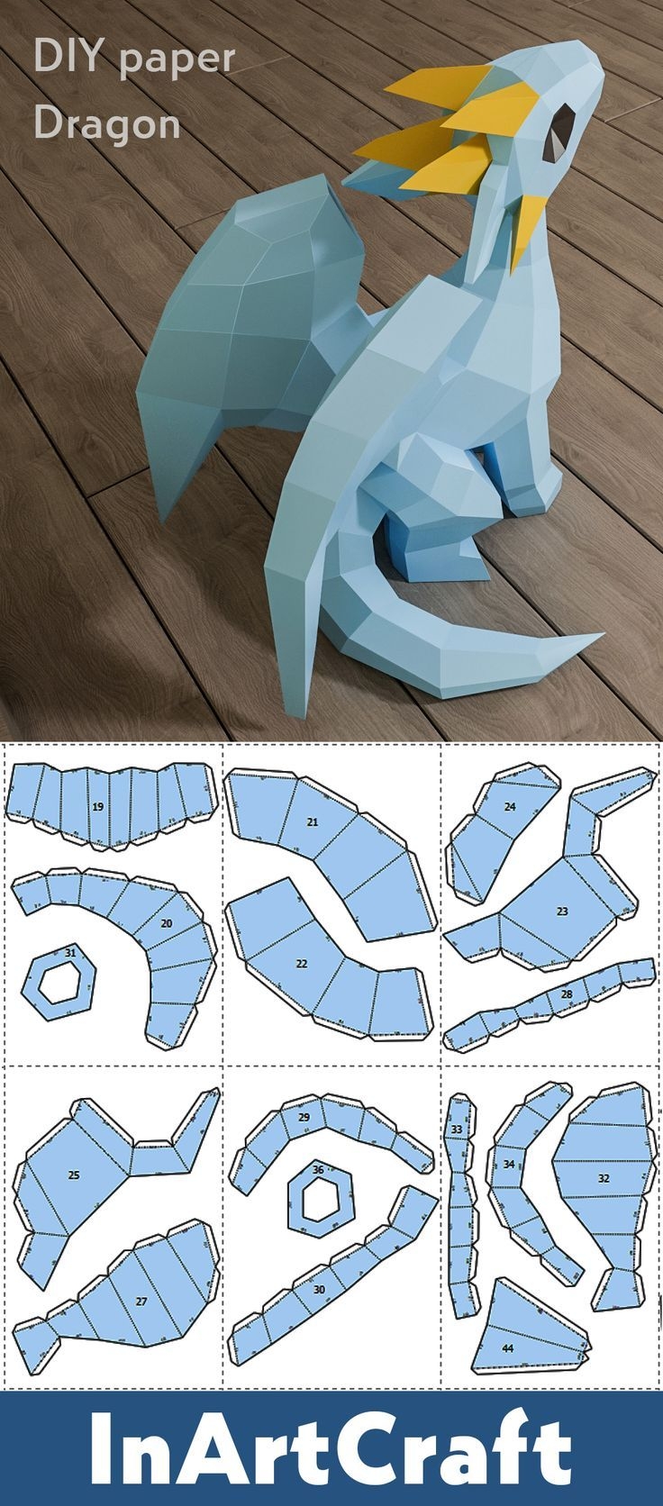 Dragon Craft Printable Educational Printable Worksheets