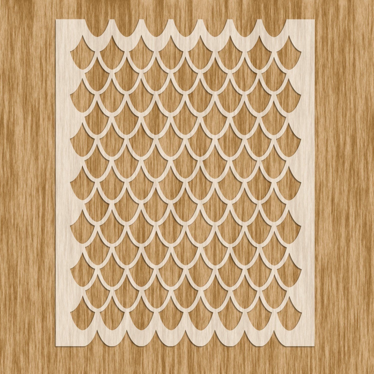 dragon scale stencil printable