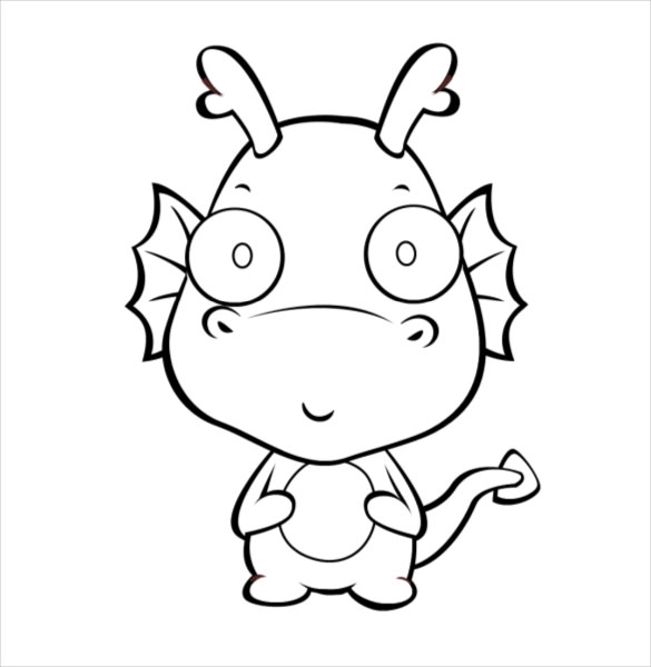 Dragon Template ClipArt Best