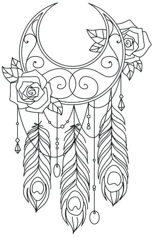 Dream Catcher Coloring Page