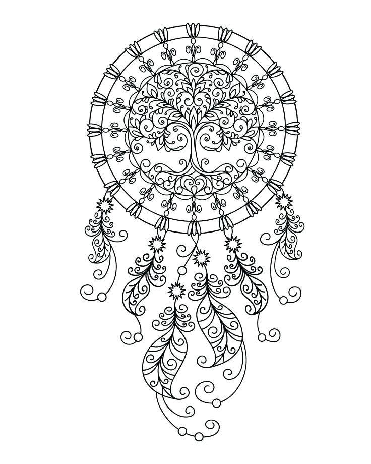 Dream Catcher Coloring Pages