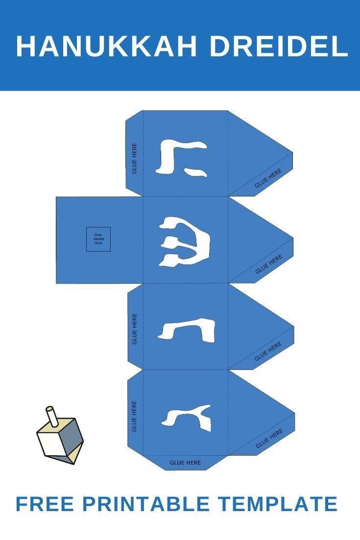 free dreidel template