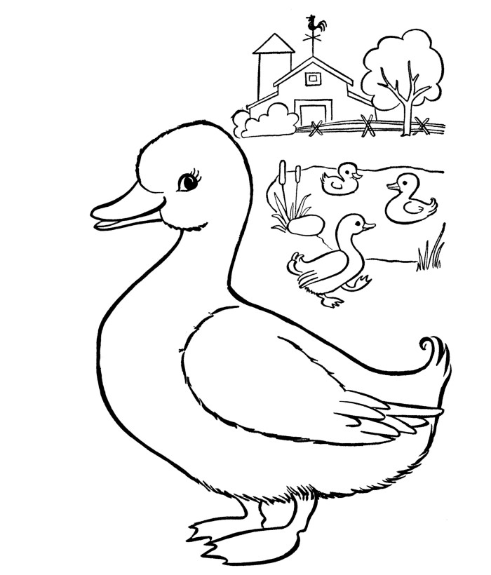 duck craft templates free
