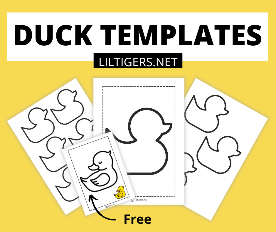 printable duck template