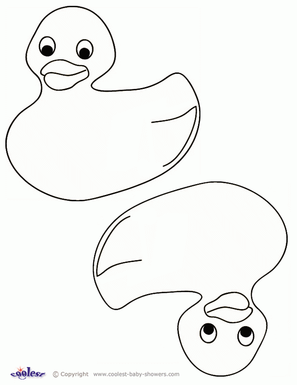 Duck Templates Coloring Home